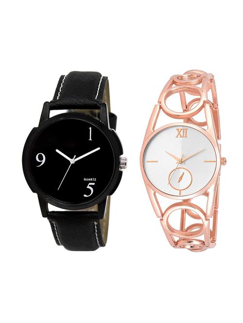 adk set of 2 analog couple watch-(lk-06-213) - 16411457 - Very Small Image - 1