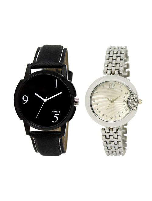 adk set of 2 analog couple watch-(lk-06-227) - 16411466 - Very Small Image - 1