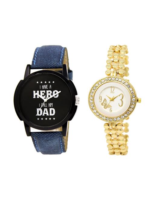 adk set of 2 analog couple watch-(lk-07-203) - 16411490 - Very Small Image - 1