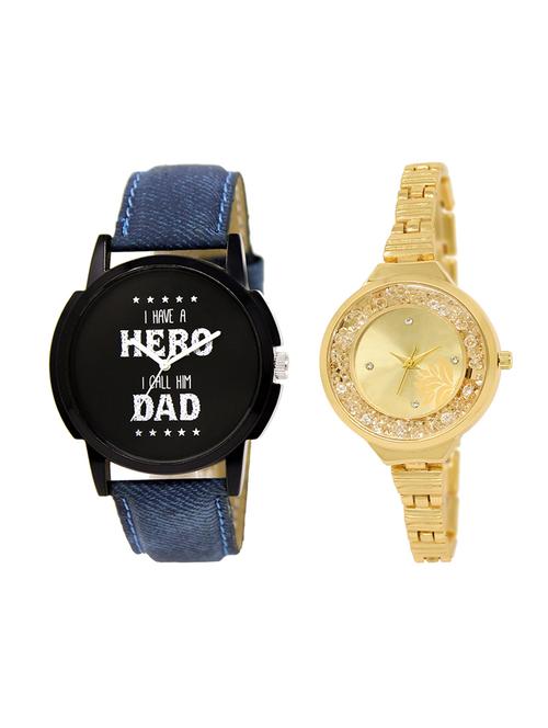 adk set of 2 analog couple watch-(lk-07-224) - 16411504 - Very Small Image - 1