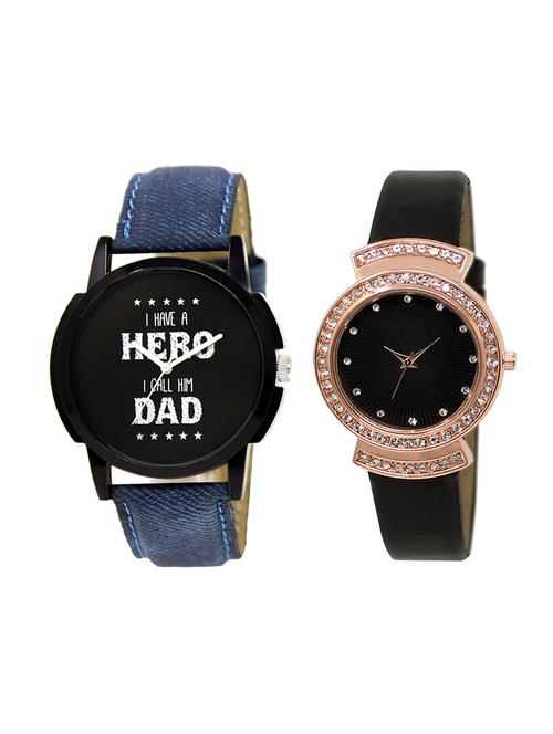 adk set of 2 analog couple watch-(lk-07-244) - 16411522 - Very Small Image - 1
