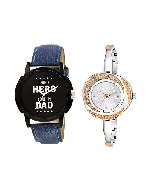 adk set of 2 analog couple watch-(lk-07-249) - 16411527 - Very Small Image - 1
