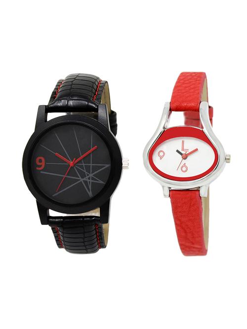 adk set of 2 analog couple watch-(lk-08-206) - 16411533 - Very Small Image - 1