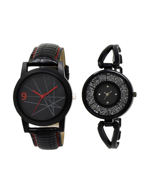adk set of 2 analog couple watch-(lk-08-211) - 16411538 - Very Small Image - 1