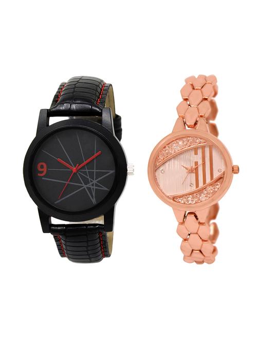 adk set of 2 analog couple watch-(lk-08-222) - 16411543 - Very Small Image - 1