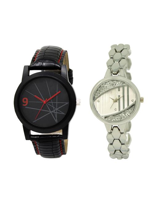 adk set of 2 analog couple watch-(lk-08-223) - 16411544 - Very Small Image - 1