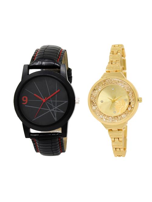 adk set of 2 analog couple watch-(lk-08-224) - 16411545 - Very Small Image - 1