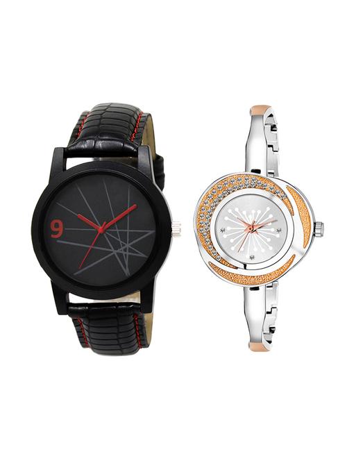 adk set of 2 analog couple watch-(lk-08-249) - 16411568 - Very Small Image - 1
