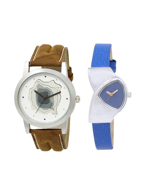 adk set of 2 analog couple watch-(lk-09-208) - 16411576 - Very Small Image - 1