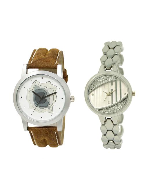 adk set of 2 analog couple watch-(lk-09-223) - 16411585 - Very Small Image - 1