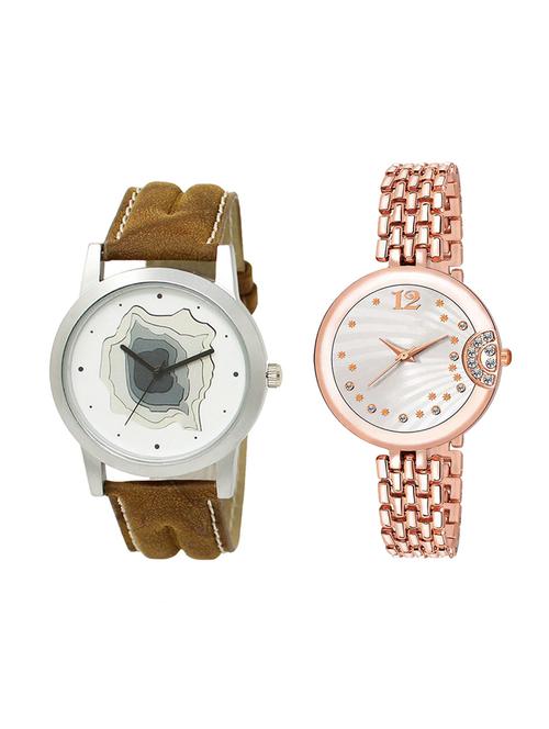adk set of 2 analog couple watch-(lk-09-228) - 16411590 - Very Small Image - 1