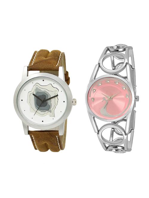 adk set of 2 analog couple watch-(lk-09-233) - 16411594 - Very Small Image - 1