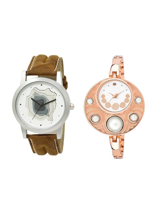 adk set of 2 analog couple watch-(lk-09-246) - 16411606 - Very Small Image - 1