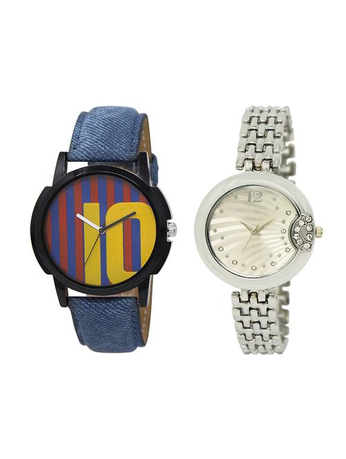 adk set of 2 analog couple watch-(lk-10-227) - 16411630 - Very Small Image - 1