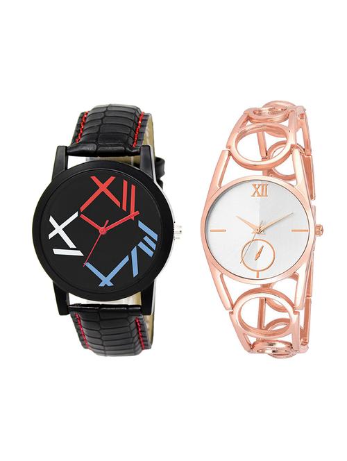 adk set of 2 analog couple watch-(lk-12-213) - 16411703 - Very Small Image - 1