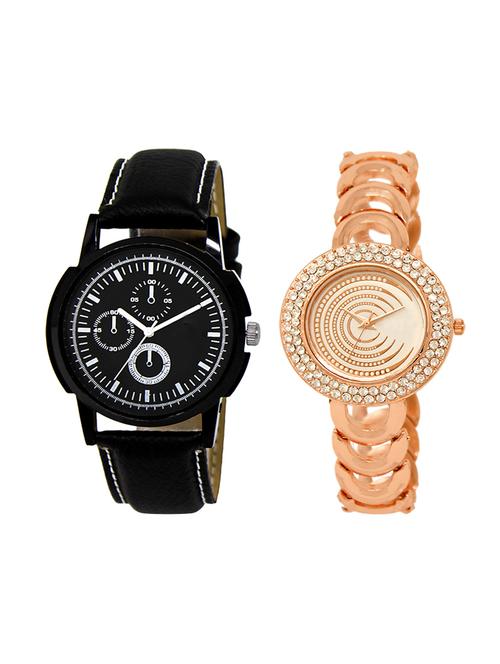adk set of 2 analog couple watch-(lk-13-202) - 16411735 - Very Small Image - 1