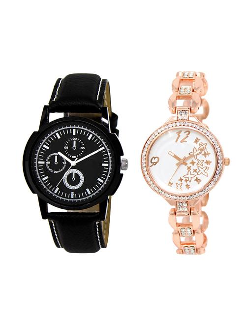 adk set of 2 analog couple watch-(lk-13-210) - 16411742 - Very Small Image - 1