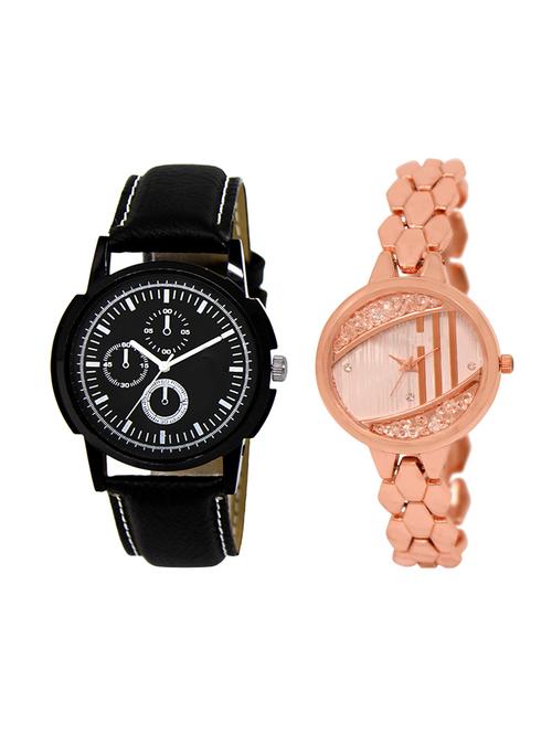 adk set of 2 analog couple watch-(lk-13-222) - 16411748 - Very Small Image - 1