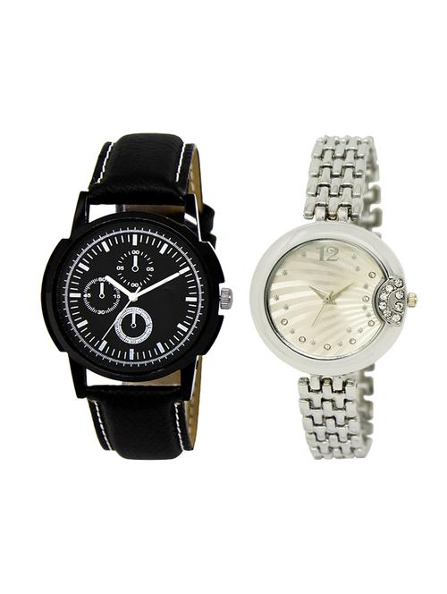 adk set of 2 analog couple watch-(lk-13-227) - 16411753 - Very Small Image - 1