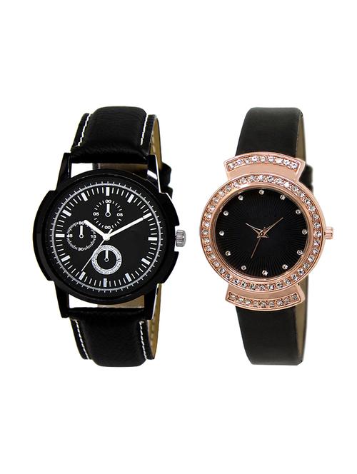 adk set of 2 analog couple watch-(lk-13-244) - 16411768 - Very Small Image - 1