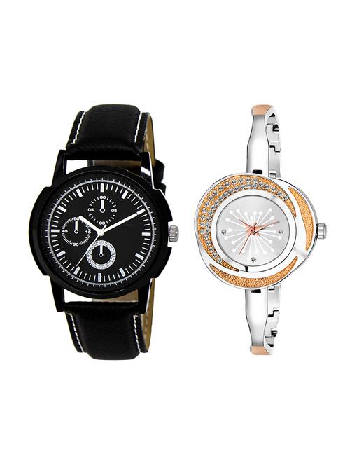 adk set of 2 analog couple watch-(lk-13-249) - 16411773 - Very Small Image - 1