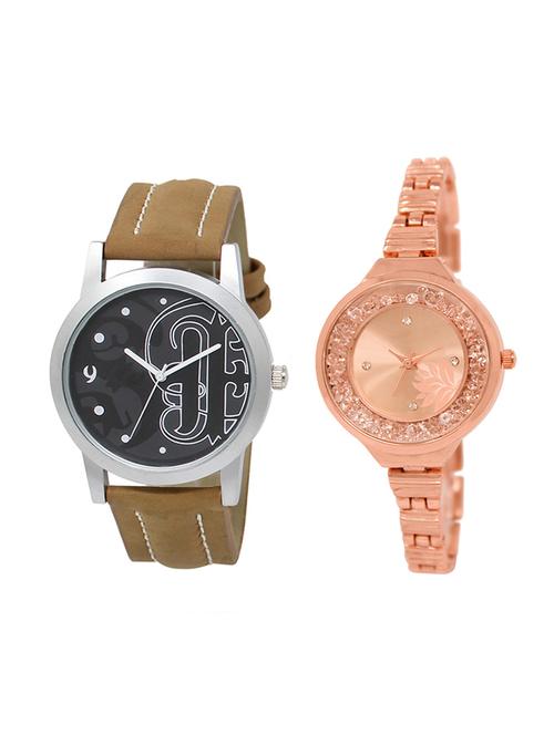 adk set of 2 analog couple watch-(lk-14-225) - 16411792 - Very Small Image - 1