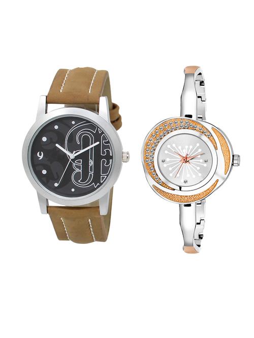 set of 2 analog couple watch (lk-14-249) - 16411814 - Very Small Image - 1
