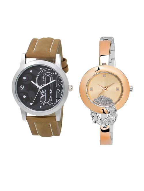 set of 2 analog couple watch (lk-14-250) - 16411815 - Very Small Image - 1