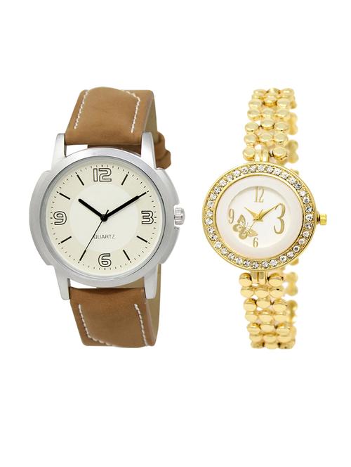 set of 2 analog couple watch (lk-16-203) - 16411859 - Very Small Image - 1