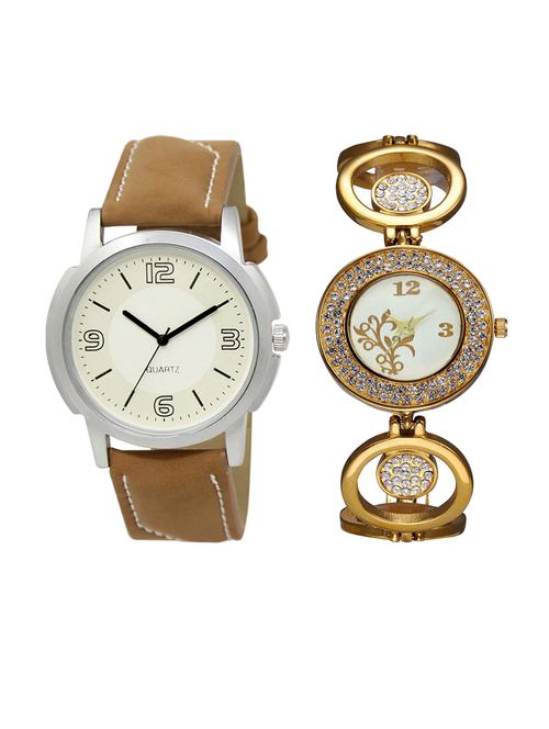 set of 2 analog couple watch (lk-16-204) - 16411860 - Very Small Image - 1