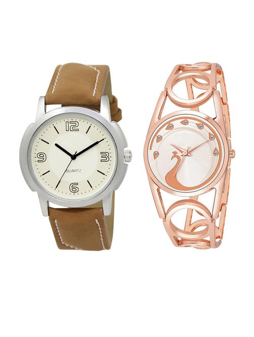 set of 2 analog couple watch (lk-16-232) - 16411880 - Very Small Image - 1