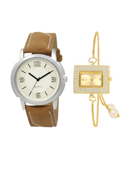 set of 2 analog couple watch (lk-16-247) - 16411894 - Very Small Image - 1