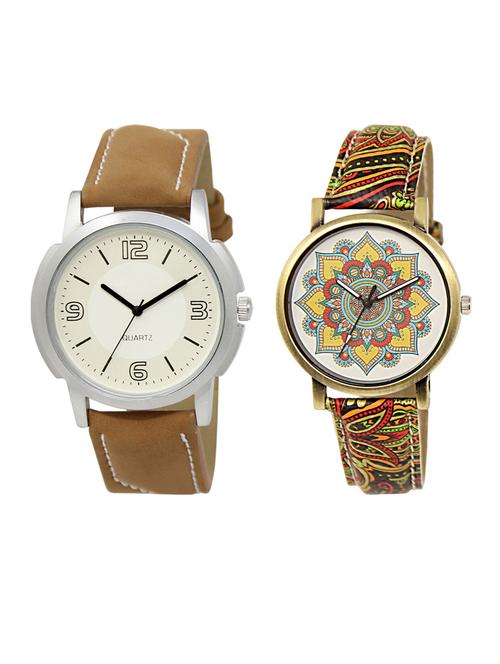 set of 2 analog couple watch (lk-16-248) - 16411895 - Very Small Image - 1