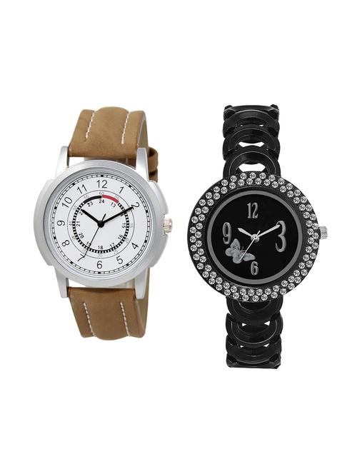 set of 2 analog couple watch (lk-17-201) - 16411898 - Very Small Image - 1