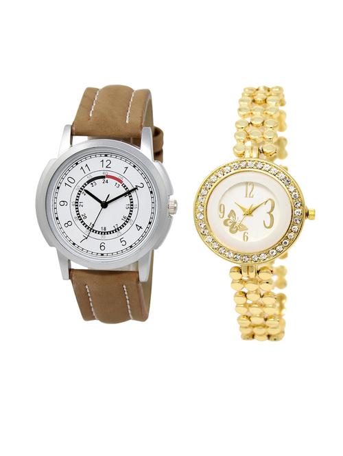 set of 2 analog couple watch (lk-17-203) - 16411900 - Very Small Image - 1