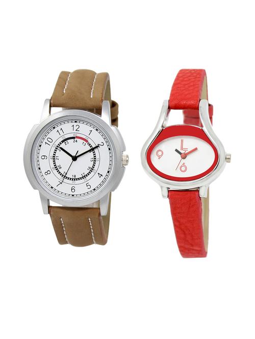 set of 2 analog couple watch (lk-17-206) - 16411902 - Very Small Image - 1