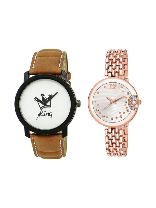 set of 2 analog couple watch (lk-18-228) - 16411959 - Very Small Image - 1