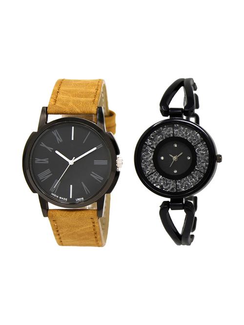 set of 2 analog couple watch (lk-19-211) - 16411989 - Very Small Image - 1