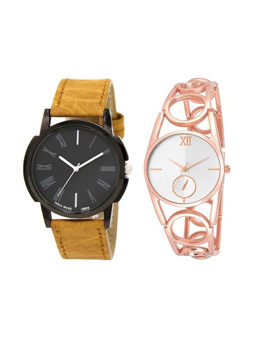 set of 2 analog couple watch (lk-19-213) - 16411990 - Very Small Image - 1