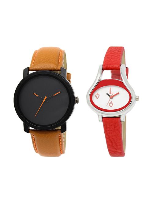 set of 2 analog couple watch (lk-20-206) - 16412025 - Very Small Image - 1