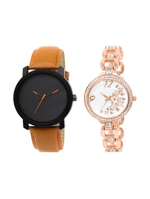 set of 2 analog couple watch (lk-20-210) - 16412029 - Very Small Image - 1