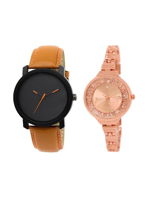 set of 2 analog couple watch (lk-20-225) - 16412038 - Very Small Image - 1