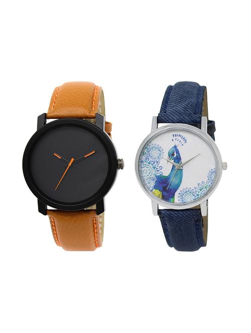 set of 2 analog couple watch (lk-20-241) - 16412052 - Very Small Image - 1