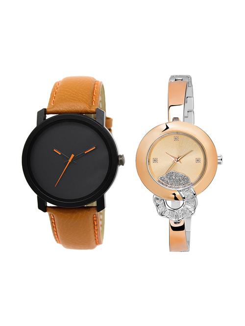 set of 2 analog couple watch (lk-20-250) - 16412061 - Very Small Image - 1