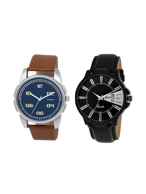 set of 2 analog watch combo(ad-01-jg-04) - 16412100 - Very Small Image - 1
