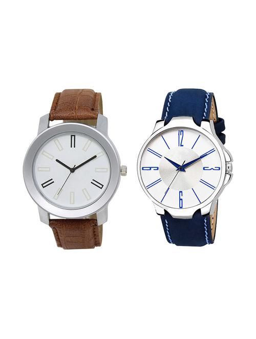 set of 2 analog watch combo(ad-02-09) - 16412134 - Very Small Image - 1