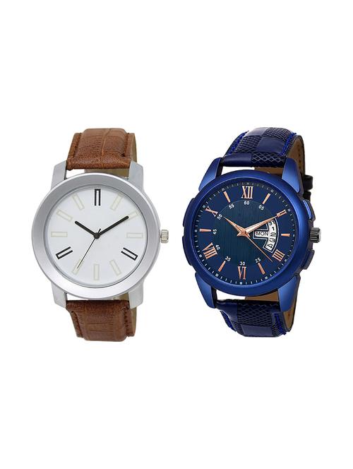 set of 2 analog watch combo(ad-02-jg-01) - 16412135 - Very Small Image - 1