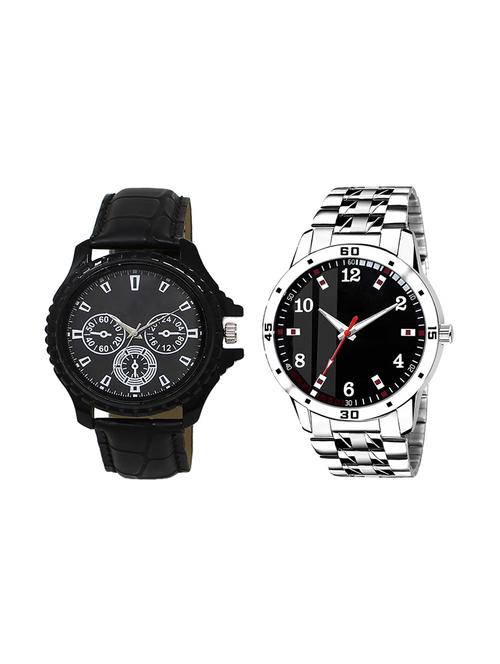 set of 2 analog watch combo(ad-04-06) - 16412203 - Very Small Image - 1