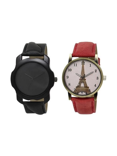 set of 2 analog couple watch (lk-22-230) - 16412219 - Very Small Image - 1