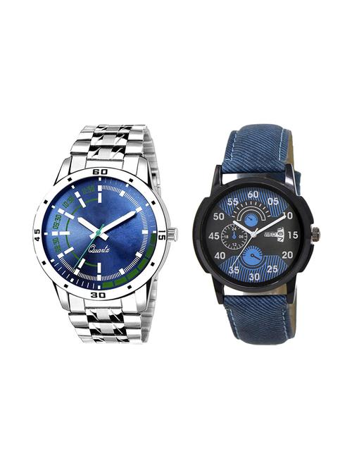 set of 2 analog watch combo(ad-05-dd-02) - 16412252 - Very Small Image - 1